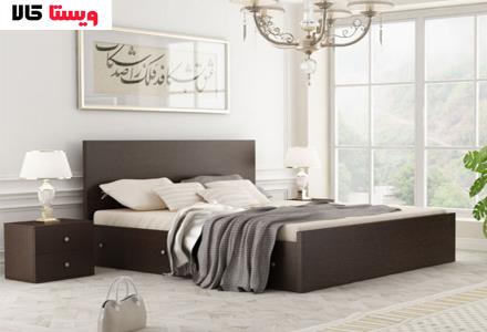 تخت خواب دونفره مدل البرز 