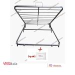 کفی تخت جکدار کلاسیک دو نفره کد 103+(هدیه)